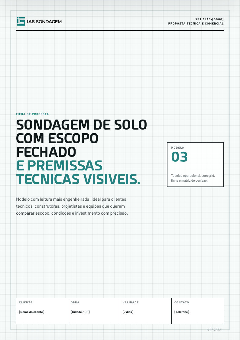 Capa do modelo 03